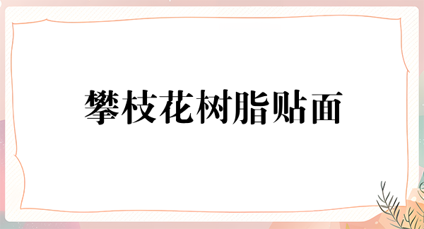 攀枝花树脂贴面优惠价格均价公布(2024攀枝花树脂贴面参考价为：16445元)